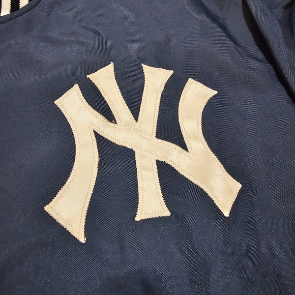 Vintage 90's Shain MLB New York Yankees Satin Bomber Jacket - Picture 6 of 7